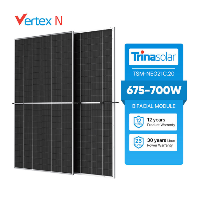 TSM-DE21 Trina Brand 660 Watt 665w 635watt 645watt Half Cells Solar Panels Price