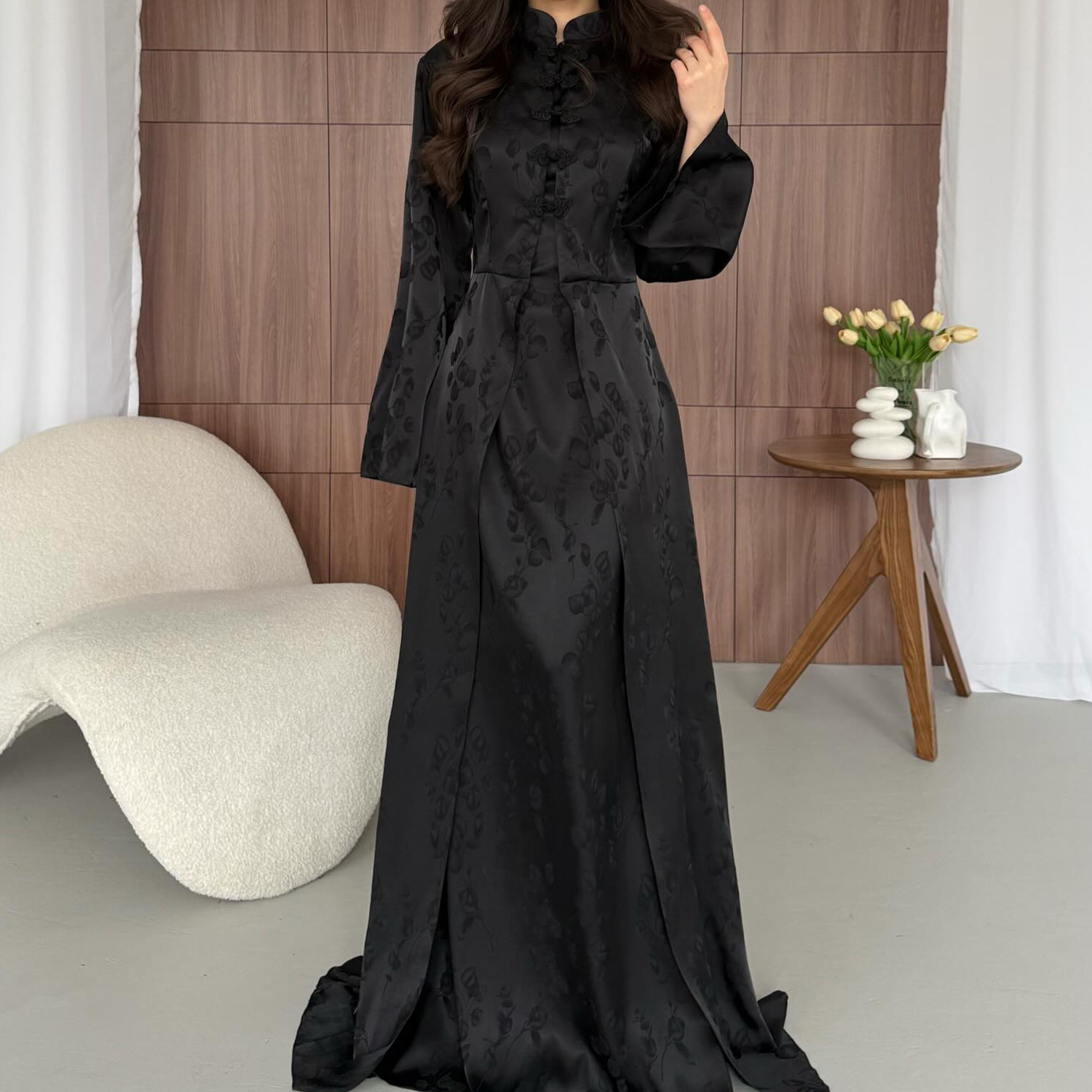 Buy In Bulk Hijab Black Dress Breathable & Prayer-Friendly | Alibaba.com
