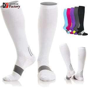 جوارب ركض مضغوطة 20-30 مم ، وسادة رطوبة طويلة المسافات ، مانعة للفتل طويل القامة - Product Image 2