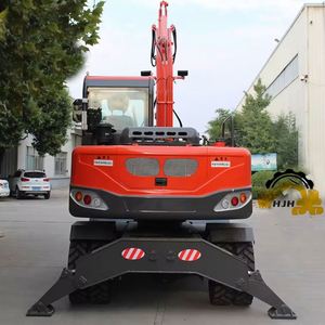 Excavadora con Motor Yuchai/Yanmar, Maquinaria para Movimiento de Tierras, Mini Excavadora de Ruedas China en Venta - Product Image 5
