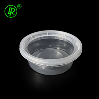 LR Wholesale 8oz 240ML Bol jetable transparent pour nouilles et plats préparés, récipient alimentaire en plastique compatible micro-ondes, contenant pour soupes chaudes à emporter