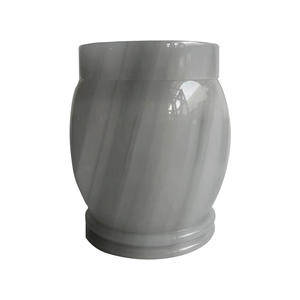 El fabricante de materiales de piedra suministra directamente urnas de suministros funerarios y de entierro de mármol para cenizas y frascos para cenizas - Product Image 4