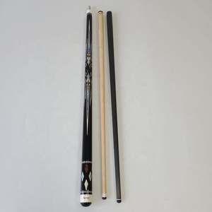Queues de billard radiales Jassinry, longueur 142 cm, pointe de 12 mm, en bois d'érable avec 2 queues (fût en <span class=keywords><strong>carbone</strong></span> + bois), queues de billard - Product Image 1