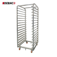 Chariot intelligent de haute qualité à 16 niveaux en acier inoxydable pour fours rotatifs commerciaux, nouveau, vente en gros depuis la Chine