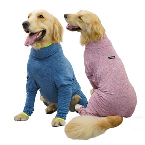 Combinaison pour chien à quatre pattes, couvrante, anti-chute de poils, rose, grande taille, pour Golden Retriever, Labrador, hiver, printemps, automne - Product Image 2