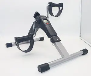 Tragbares Heimtrainer für ältere Menschen Faltbares Mini-Fahrrad pedal Fahrrad Heimtrainer LCD-Display Widerstand Leicht gewicht