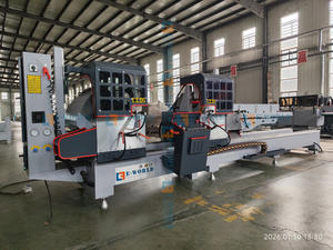 Máquina <span class=keywords><strong>de</strong></span> Corte <span class=keywords><strong>de</strong></span> <span class=keywords><strong>Aluminio</strong></span>/UPVC/<span class=keywords><strong>PVC</strong></span> <span class=keywords><strong>de</strong></span> Alta Precisión con Certificado CE ISO, Cabezales Dobles CNC, Hoja <span class=keywords><strong>de</strong></span> Sierra <span class=keywords><strong>de</strong></span> 500 mm, con PLC <span class=keywords><strong>y</strong></span> Motor - Product Image 3