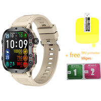 Montre connectée sportive Yiqungo QX11, écran TFT 1,96 pouces, assistant vocal IA, étanche IP67, longue autonomie, boîtier en alliage, suivi du sommeil et des activités