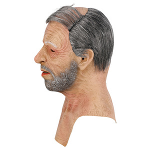 Masque en latex réaliste pour Halloween et Noël, masque <span class=keywords><strong>de</strong></span> momie d'horreur, accessoire <span class=keywords><strong>de</strong></span> fête costumée, masque <span class=keywords><strong>de</strong></span> <span class=keywords><strong>film</strong></span> effrayant, masque poétique <span class=keywords><strong>de</strong></span> vieil homme résident - Product Image 2