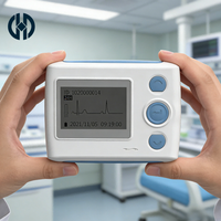 Moniteur cardiaque portable 24 heures, petit enregistreur Holter, format briquet, confortable pour les activités quotidiennes, Manhua