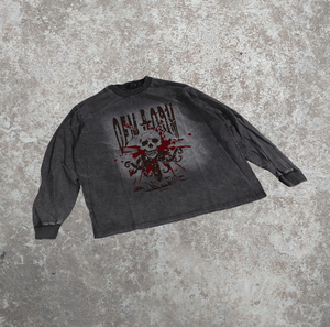 Sudadera de Alta Calidad con Cierre, Estilo Desgastado, Holgada, de Felpa, Bordada, Lavada, con Cuello Redondo, Corte Informal, 100% Algodón - Product Image 2