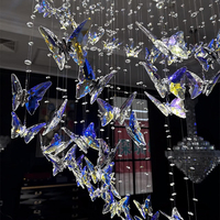 Lustres en cristal personnalisables Seeky pour hall d'hôtel