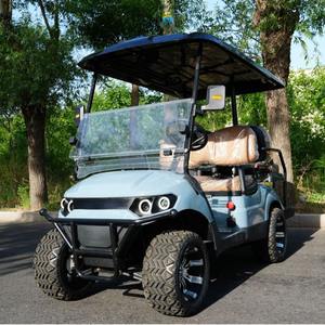 Carrito de golf de 4 + 2 asientos, fuente de fábrica, Parque escénico, Campus, aeropuerto, patrulla, recorrido, golf eléctrico todoterreno - Product Image 3
