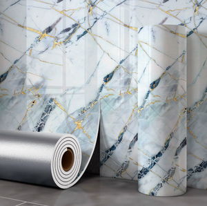 สติ๊กเกอร์ติดผนังลายกระเบื้อง PVC กันน้ำแบบม้วน - Product Image 2