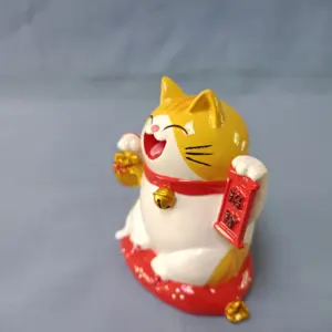 2023 New Lucky Cat Night Light Table Decoration Lucky Cat