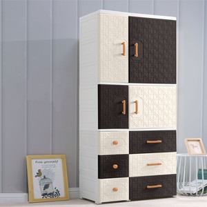 Organisateur de tiroirs à 5 niveaux pour chambre à coucher, style suspendu et étagères, armoire à double porte, <span class=keywords><strong>commode</strong></span> pour bébé avec tiroirs de rangement - Product Image 1