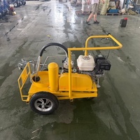 Petite machine de marquage routier à pulvérisation à froid au gazole (4L/min)