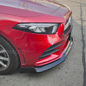 Front Bumper Lip Chin Accessories Splitter Tuning Body Kit Spoiler Trim Facelift for Mercedes Benz a Class W177 V177 2019-2023 - Product Image 6