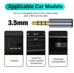 Câble auxiliaire <span class=keywords><strong>USB</strong></span> C Type C TRRS <span class=keywords><strong>Adaptateur</strong></span> <span class=keywords><strong>jack</strong></span> 3.5mm 3-4 pôles Câble auxiliaire audio <span class=keywords><strong>USB</strong></span> C <span class=keywords><strong>vers</strong></span> 3.5mm Cordon stéréo de voiture Cordon <span class=keywords><strong>casque</strong></span> auxiliaire - Product Image 3