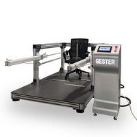 Machine d'essai de durabilité de base de chaise GESTER ANSI/BIFMA EN, contrôlée par écran tactile PLC, modèle GT-LB09, pour meubles, garantie 1 an