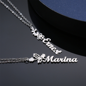 Non ternir étanche 12 <span class=keywords><strong>mois</strong></span> <span class=keywords><strong>de</strong></span> naissance collier en acier inoxydable plaqué or <span class=keywords><strong>Horoscope</strong></span> zodiaque pendentif pour cadeau bijoux - Product Image 4