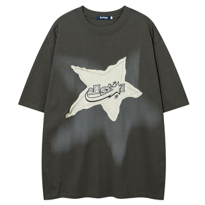 Camisetas <span class=keywords><strong>de</strong></span> Manga Corta para Hombre al por Mayor, <span class=keywords><strong>de</strong></span> <span class=keywords><strong>Marca</strong></span> Moderna, con Diseño Retro Americano y Estampados <span class=keywords><strong>de</strong></span> Patchwork <span class=keywords><strong>a</strong></span> Precios Bajos - Product Image 6