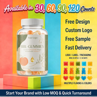 Gummies véganes BBL pour des fesses plus volumineuses et un soutien au lifting des hanches, complément pour la prise de poids saine et la croissance musculaire chez la femme adulte, sans gluten