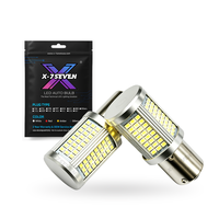 Luz LED de freno para coche, decodificador CANBUS T20, 6800lm, 68W, BA15S, W21, 7443