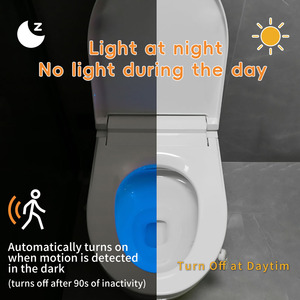 新製品のアイデア2025スマート充電式トイレモーションセンサーナイトライトLed Luz Del Inodoro家庭用バスルーム - Product Image 3