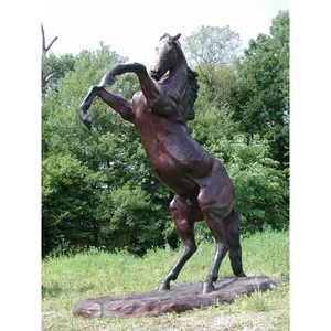 Factory Manufacture Wholesale Life Size Antique Brass Horse Bronze Horse Statue For Sale