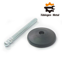 Pieds nivellement filetés en plastique solide, pieds réglables ou filetés pour meubles/tables