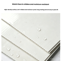 Panneau de plafond en PVC en bande, blanc mat brossé, longueur 3m, étanche, vente chaude en Asie du Sud-Est