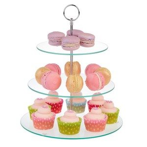 Lazy Susan en verre trempé transparent écologique avec <span class=keywords><strong>pieds</strong></span> rotatifs et accessoires riches en fonctionnalités - Product Image 5