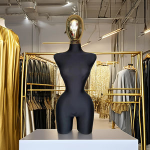 Toptan ayarlanabilir kadın üst vücut elbise köpük manken satılık yeni tasarım ucuz mankeni kumaş mankenler bebek - Product Image 5