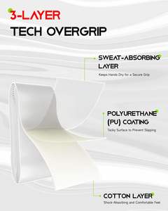 Warping Point Durable Pickle ball <span class=keywords><strong>Paddle</strong></span> Ersatz griff band Feuchtigkeit transport kissen 0,5mm dickes Premium-Zubehör Overgrip - Product Image 3