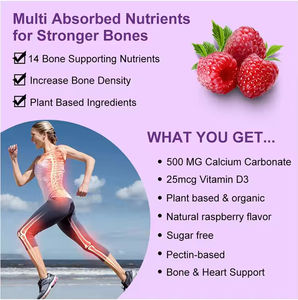 Fruit Pudding Candy Health <b>Vitamin</b> Supplement Calcium + <b>Vitamin</b> D3 <b>Gummy</b> Candy - Product Image 5