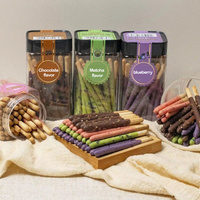 Barra de Chocolate con Sabor a Fresa, Frutas, Nueces, Barra de Chocolate Recubierta de Leche, Galleta en Barra, Galletas de Dedo, Palitos de Galleta de Chocolate