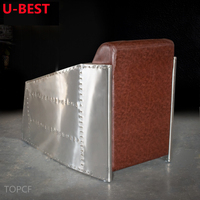 Canapé de salon U-Best Club, fauteuil Aviator d'Arne Jacobsen, fauteuil club Aviator, canapé de salon Aviator