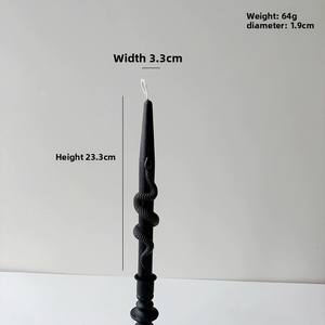 Velas al por mayor <span class=keywords><strong>con</strong></span> forma de serpiente 3D para Navidad y Halloween, velas largas de cera de soja perfumada de primera calidad para decoración de fiestas, ambiente espeluznante - Product Image 4