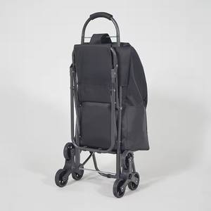 Draagbare Opvouwbare Sterke Drie Wielen Lichtgewicht Boodschappentas <span class=keywords><strong>Trolley</strong></span> Kar Met Stoel En Klimwiel - Product Image 6