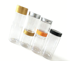 Bouteilles en plastique PET transparentes, étanches, de qualité alimentaire, emballage scellé pour fruits secs, baies de Goji, gelée, sucre, chewing-gum - Product Image 4