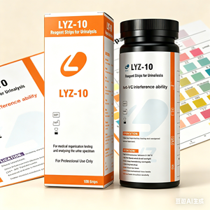 LYZ 12 Parameters Urinalysis Test Strips Micro Albumin &amp; Creatinine Diagnostic Testing <strong>Urine</strong> Dipstick - Product Image 5