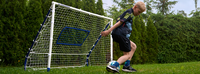 Wanze Usine En Gros 3-en-1 Blanc Métal Football Rebounder But Football Formation Rebond Net Cible Pliable Équipement
