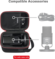 Microphone Usb personnalisé étui rigide en EVA pour outil de Microphone Rode Nt-Usb étui de transport étui de couverture uniquement