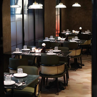 Meubles intelligents modernes commerciaux table basse chaises restaurant café club décoration