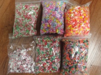 Hete Verkoop Diy Accessoires Pepermunt Spiraal Plakjes Vorm Polymeer Klei
