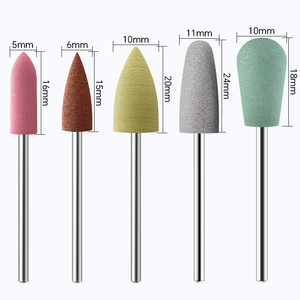 KADS <b>Silicone</b> Rubber Nail Drill Bit Polishing Bit Cuticle Remover Buffer Manicure Grinding Head for Nail Salon <b>Tools</b> - Product Image 2