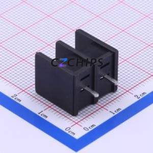 DBT30C-7.62-2P-BK-P Barrier Terminal Block Through hole Component (THT),P=7.62mm Connector Two Sides 7.62mm 1x2P Straight Pin - Product Image 2