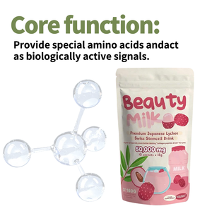 Capsules de collagène au <span class=keywords><strong>lait</strong></span> de litchi japonais Xinde Gold Coast en gros pour adultes – Améliore l'éclat et le blanchiment de la peau - Product Image 4
