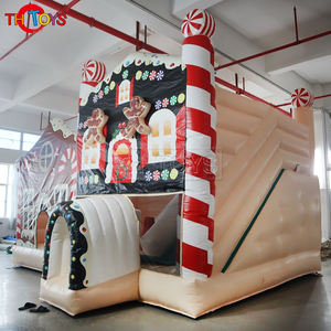 Château gonflable commercial en PVC, combo Père Noël <span class=keywords><strong>de</strong></span> Noël, <span class=keywords><strong>trampoline</strong></span> gonflable, 5,6x4,9x4mH, capacité <span class=keywords><strong>de</strong></span> 10 personnes, 2-4 ans - Product Image 4